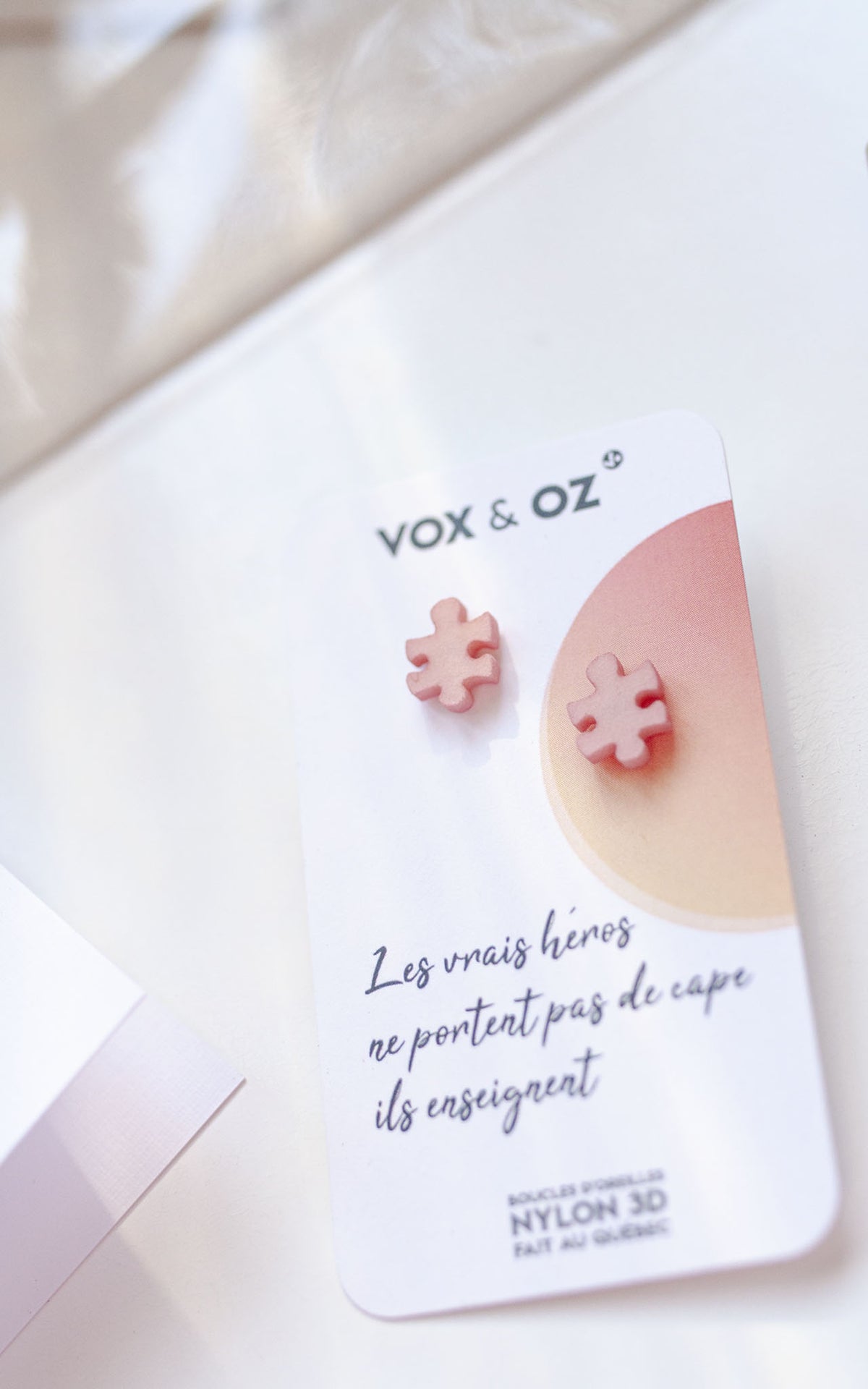 Vox &amp; Oz - Boucles d&#39;oreilles Casse-tête 3D