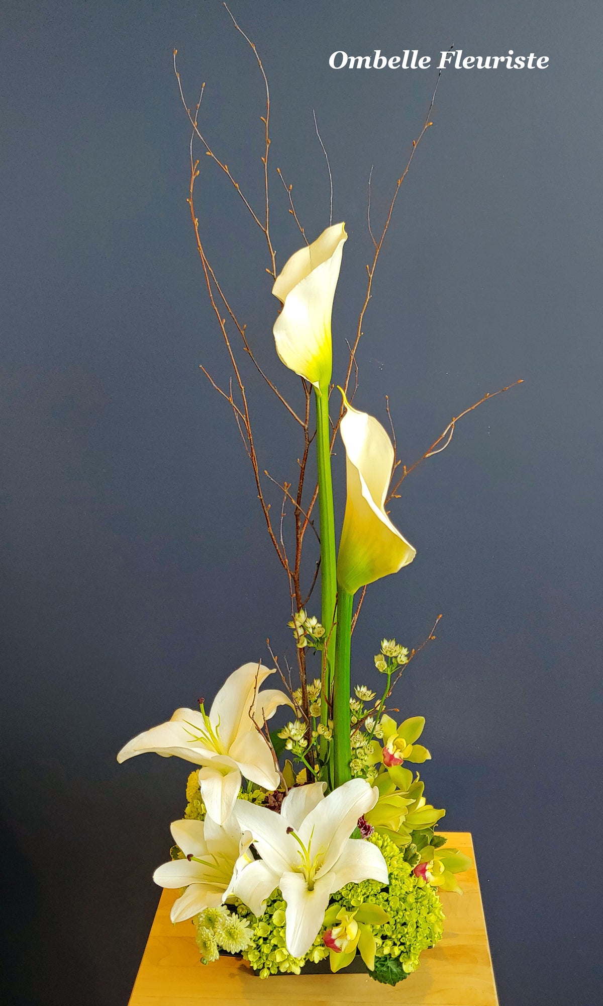 Ombelle Fleuriste - Arrangement Floral - Sérénité