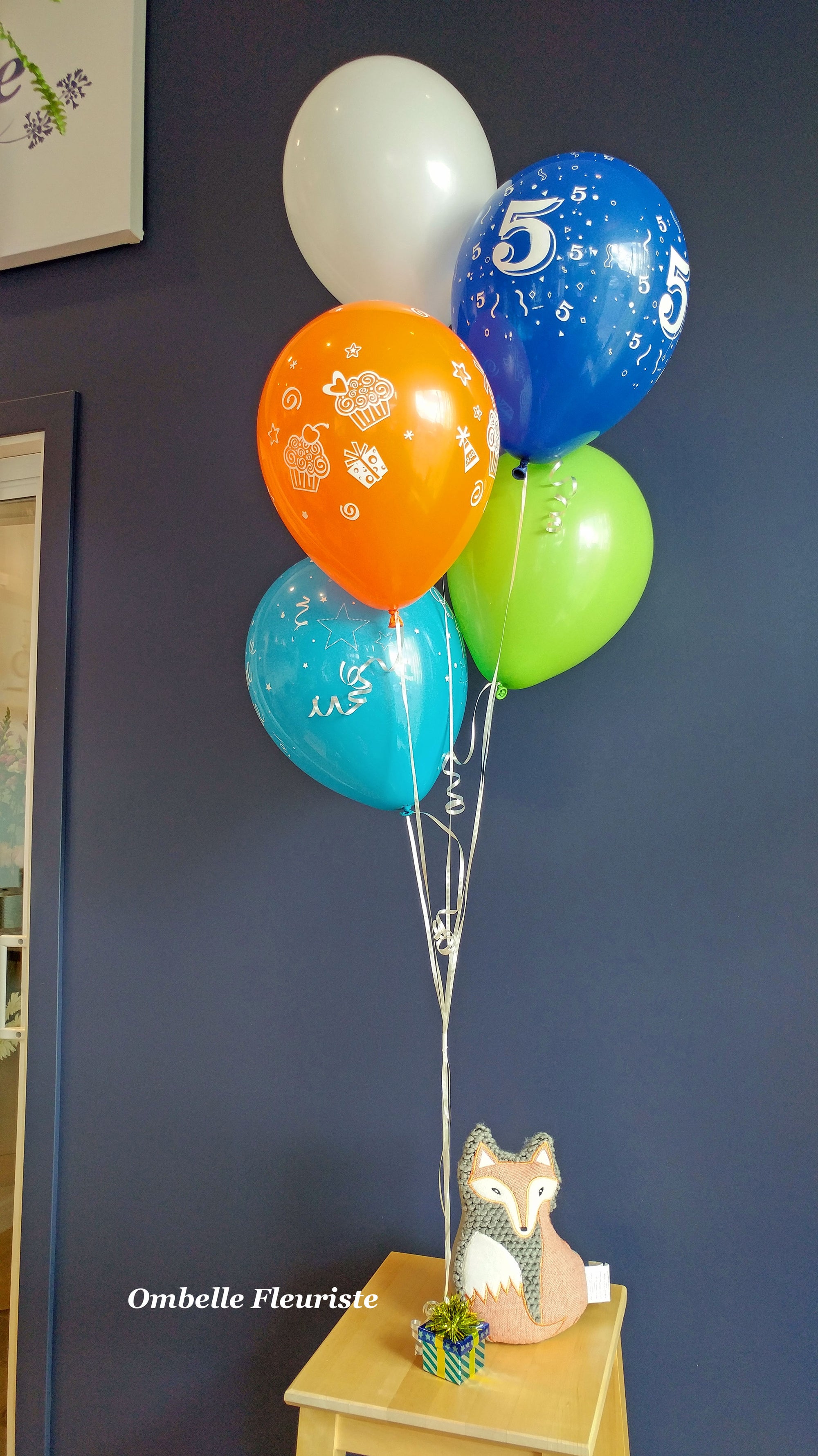 Ombelle Fleuriste - Bouquet de ballons - Anniversaire Fiston - BAL-1005