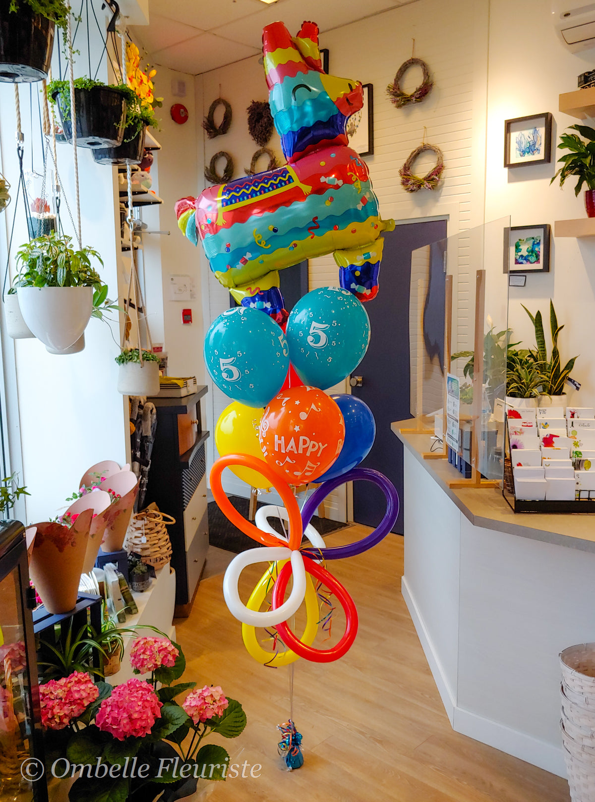Ombelle Fleuriste - Bouquet de ballons - Happy Birthday