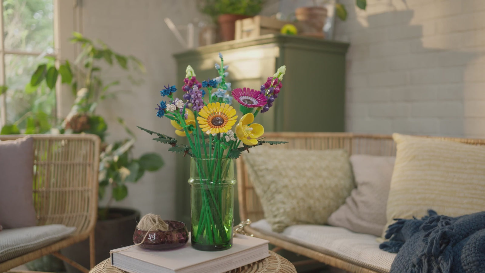 Lego - Bouquet de fleurs sauvages - 10313 - Deux femmes construisent le bouquet ensemble