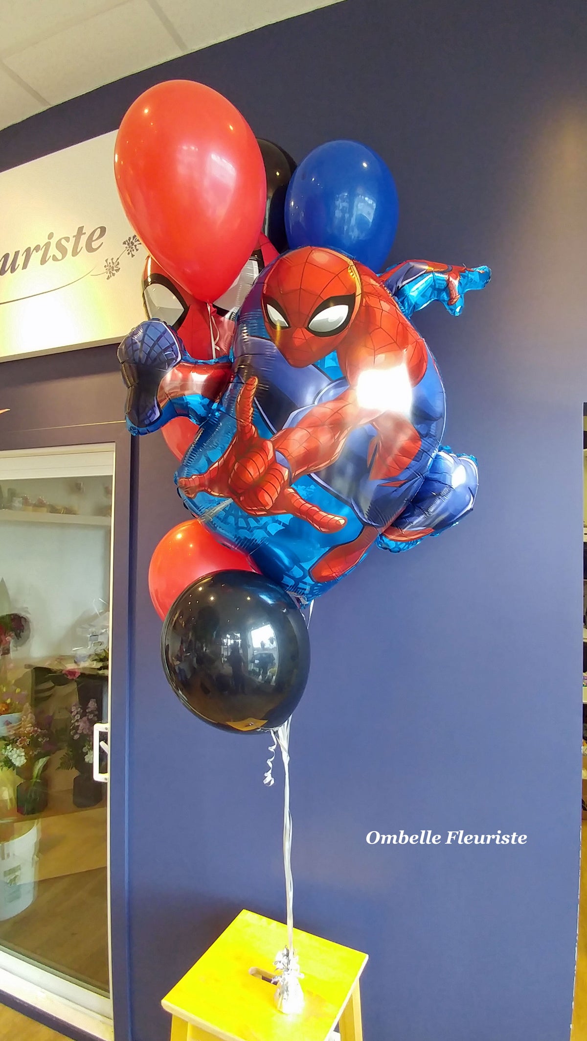 Ombelle Fleuriste - Bouquet de ballons - Spiderman - BAL-1009